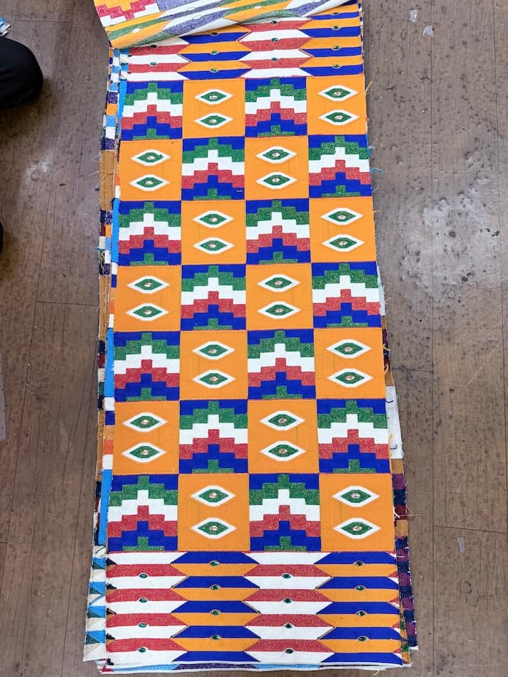 Obama Kente with Stone 2